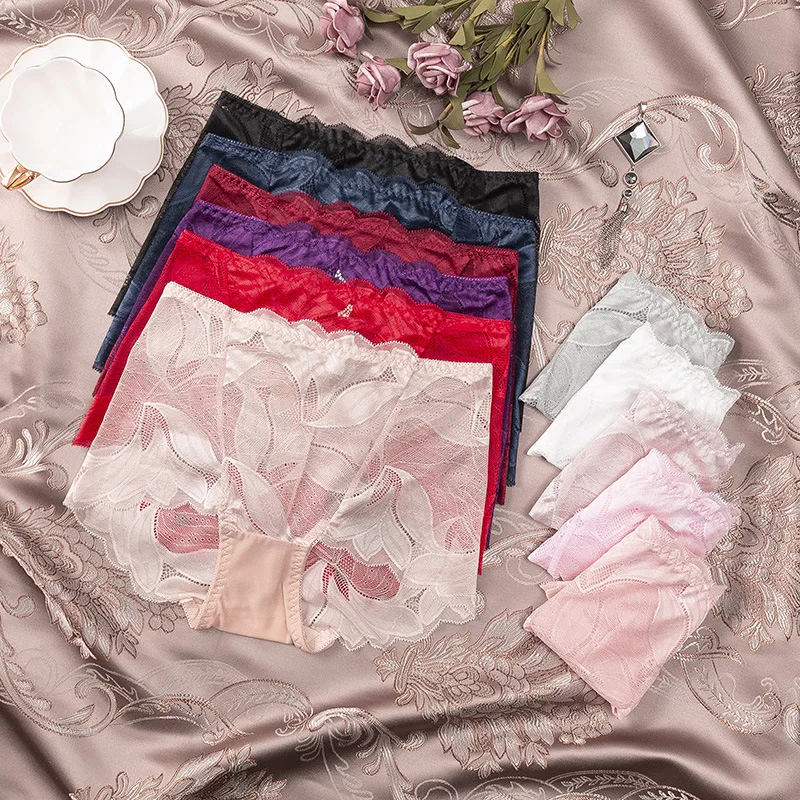 
Dropshipping 2020 Women Perfect Underwear Sexy G-string Breathable Lace Panties 