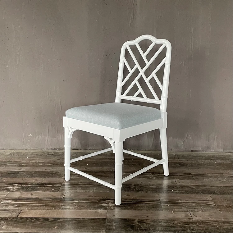 Wholesale Classic Design Modern Adjustable Wooden Bamboo Dining Chairs