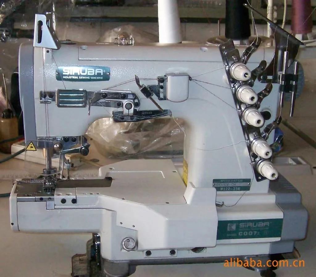 Nice quality used 80%new high speed Siruba 600 INDUSTRIAL 4 thread overlock sewing machine