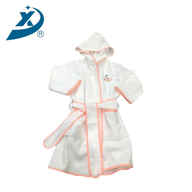 
Quality-Assured Bathrobe Hooded Bathrobe Organic Cotton Children 