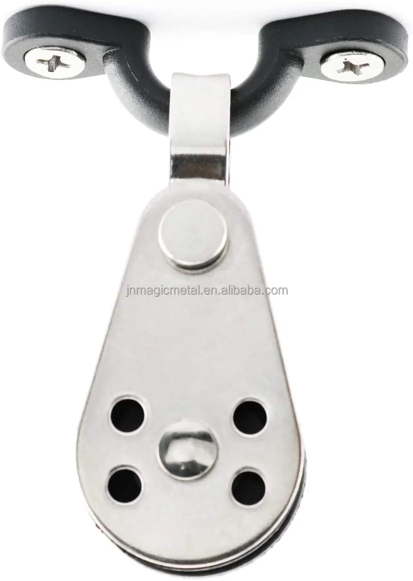 Marine Block Pulley Stainless Steel Nylon Sheave Pulley For Sailing Kayak Boat