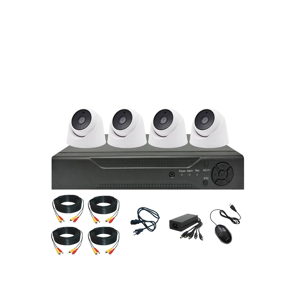 1080P 2MP 4CH Outdoor ahd kit 4ch face detection H.265 DVR kit