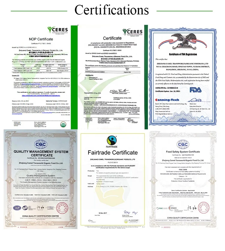 Private Label Sachet  Free sample Organic Matcha Powder tea matcha