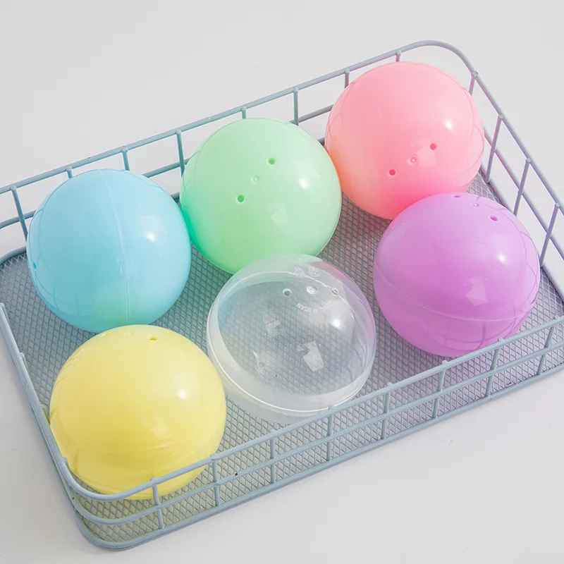 120mm Macaron Wholesale Twisting Ball 120mm Custom Plastic Capsule Vending Capsule Toys Empty Toy Capsules