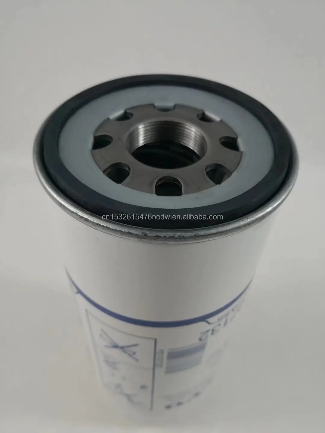 Factory spot sales 21707132 pump truck oil filter element, heavy-duty mechanical filter element, metal shell filter element