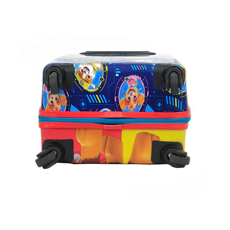 
Waterproof OEM 18 inch easy-pulling trolley bags kids luggage suitcase with adjustable pull handle 