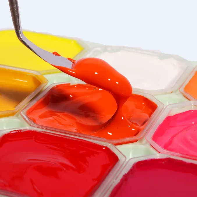 Wintree  24 color 30ml gouache jelly cup set OEM professional  portable pigment for artist drawing Non-toxic Amazon hot sell