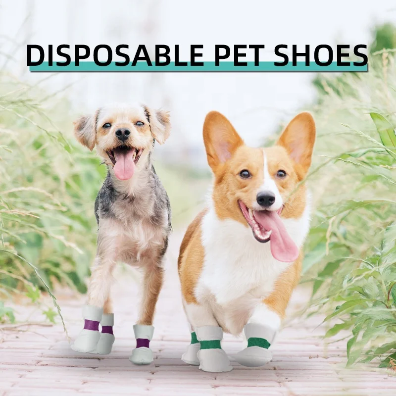 Waterproof Dog Shoes Pet Paw Protectors Covers For Dogs Foot Boots Shoes Paw Protector Pet Cat Claw Covers