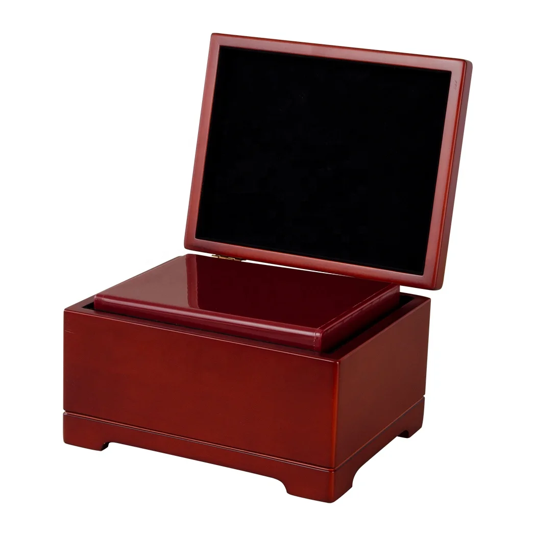 Factory Custom Cremation Funeral Solid Wood urns for human ashes adult