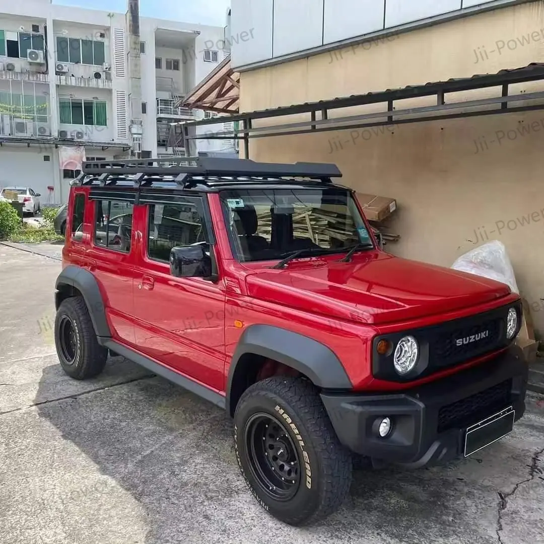 Off-Road 4x4 5 doors Jimny  Side steps tailgate ladder Roof Racks Luggage Carrier For Suzuki Jimny 2019+ Gen4 Sierra JB74w JB64w