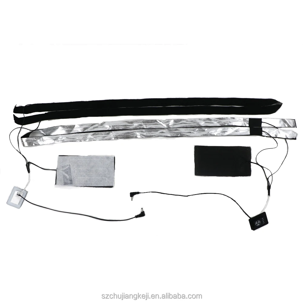 New Design heated gloves system heating pad 7.4 V strip and pad design electric glove heating pad