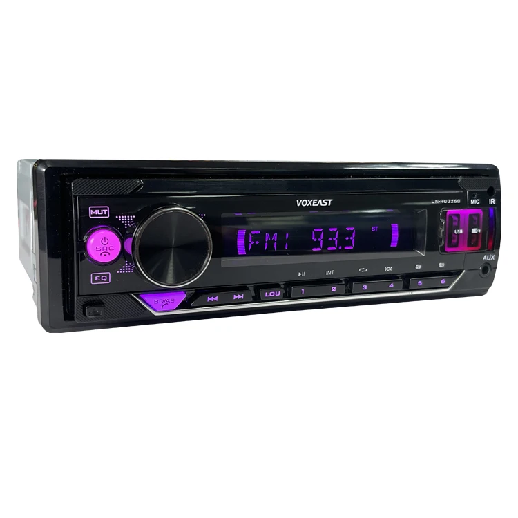 1 Din Car Stereo with BT FM Tuner AUX TF Car Mp3 Player USB Support Remote Control