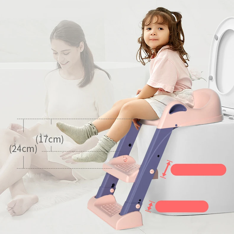 Оптовая продажа маленькие детские унитазы лестница для детей стул обучения горшку с крышкой унитаза