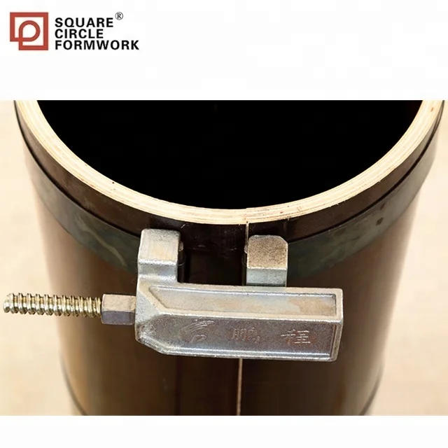 
Square Circle Formwork Round Formwork Circular Concrete Column Building Formwork made by wood for Construction 