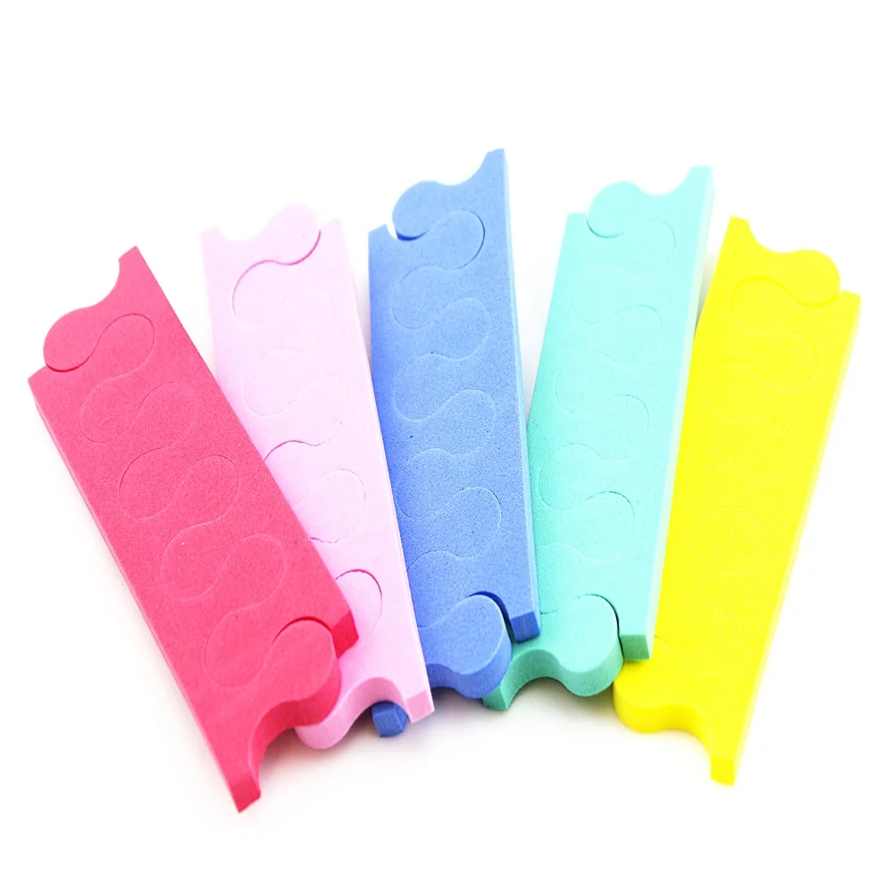 Одноразовые разделители пальцев ног из пены, разделитель пальцев ног для педикюра, маникюра, маникюра, педикюра, для ногтей