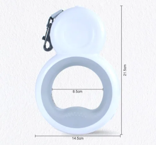 Custom Logo Heavy Duty Lead Strap Pet USB Charging Automatic Retractable Hands Free Dog Leash