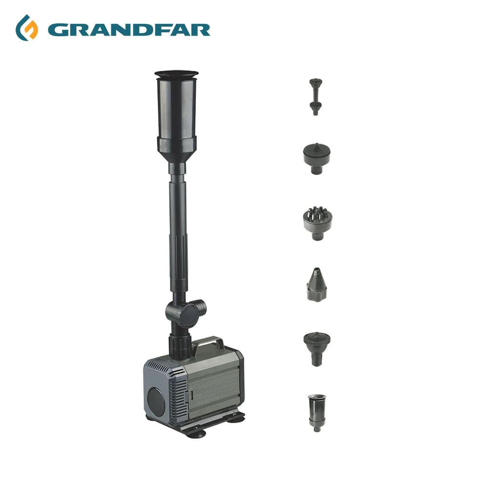 GRANDFAR Plastic electric Submersible pond water pump 100w Submersible fountain pump waterfalls fountain streams pump