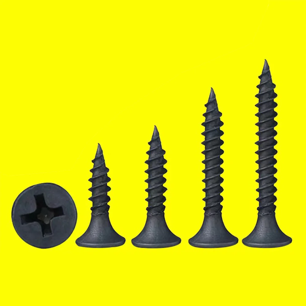 Black phosphatedself drywall screws 1 1/4 coarse thread galvanized drywall screws gypsum tianjin drywall screw