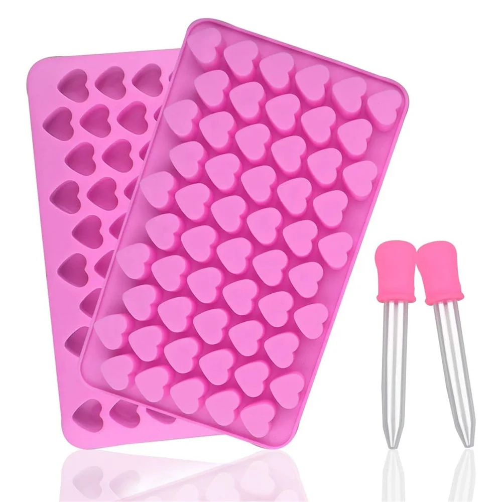 custom silicone chocolate heart shape molds candy mold silicone chocolates cake making mold ice cube tray