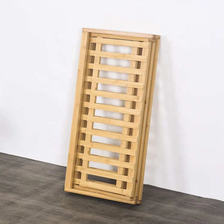 Wholesale Foldable Portable No Assembly Shoe Rack for Entryways Shoe Organizer for Livingroom Wholesale Bamboo Home Furniture