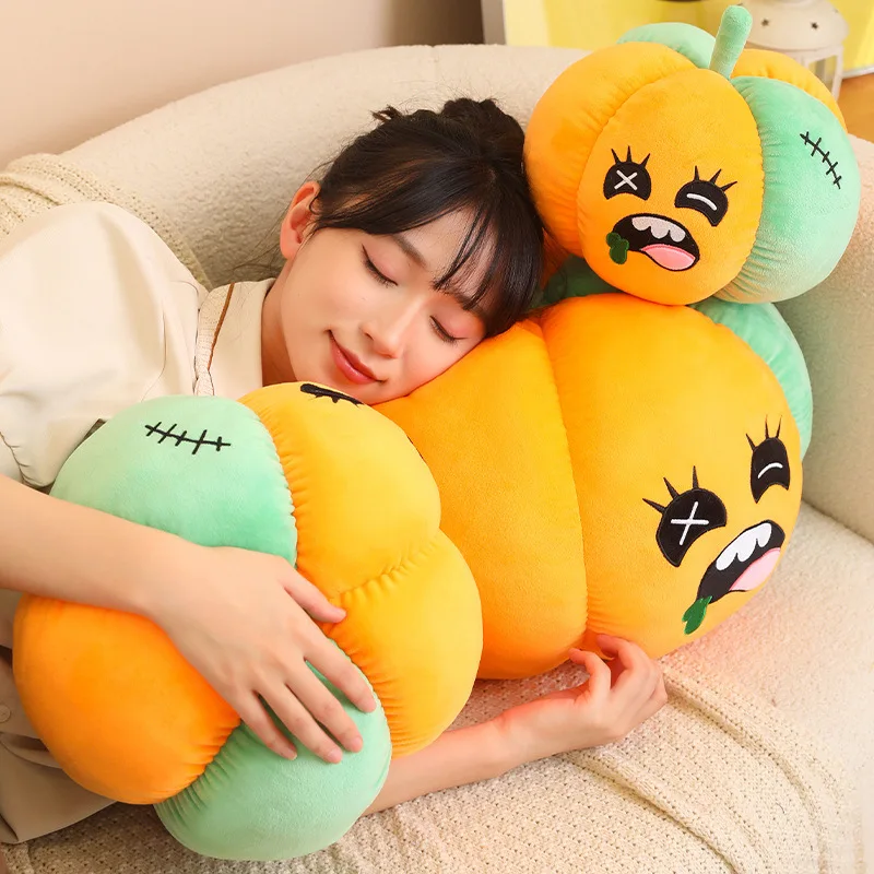 Zombie Pumpkin Stuffed Plush Toy Office Cute Pillow Girl for Children Gift Funny Pumpkin Soft Plush Doll