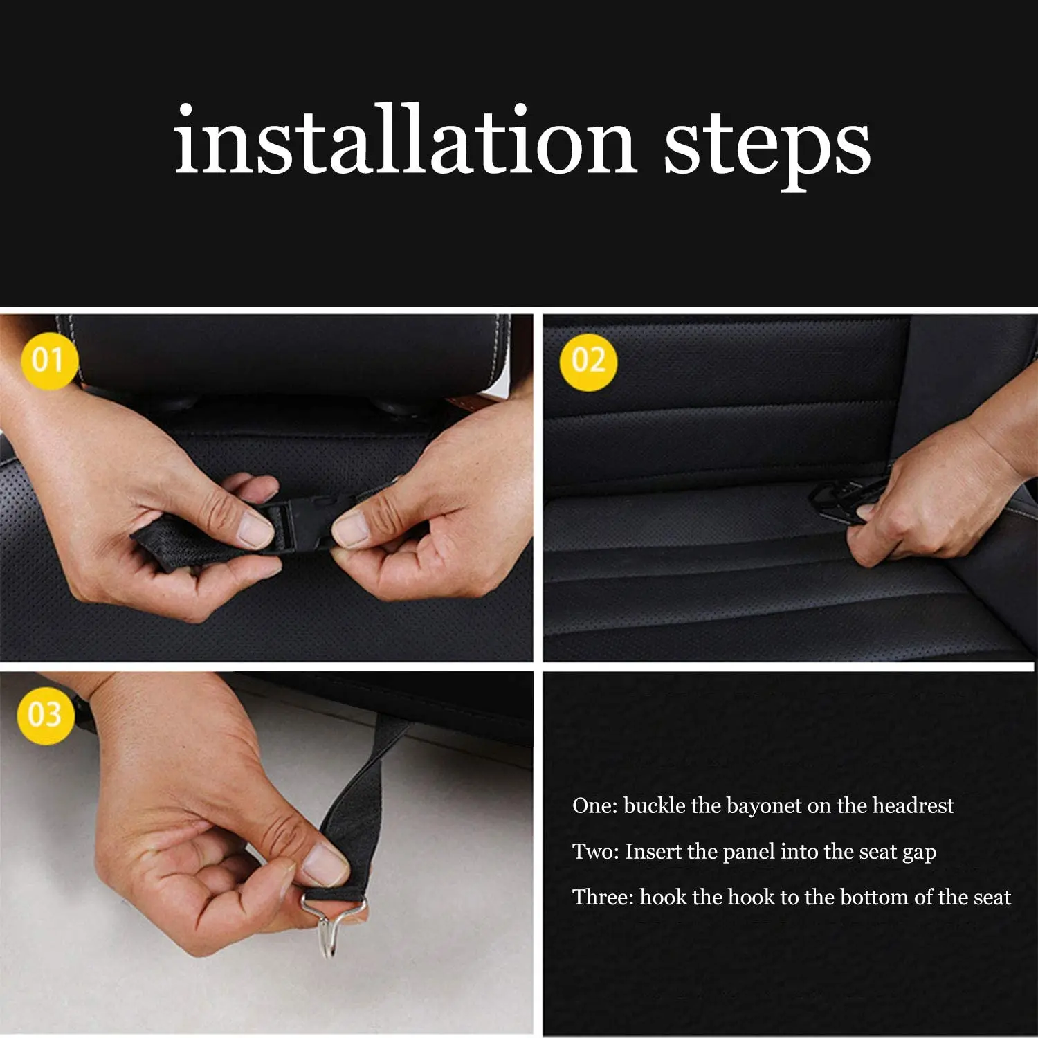 Tray Tablet Holder Tissue Box Auto Back Seat Bag Protector Accessories Car Back Seat Organizer Storage Bag with Foldable Table