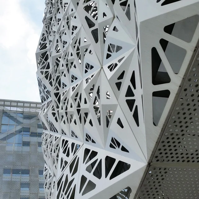 Panel Extension External Internal Laser Cut Aluminum Decorative Modern Cnc Wall Panel