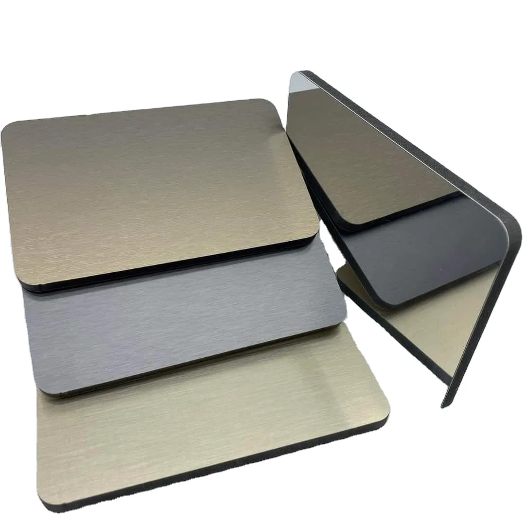 Wood veneer carbon crystal wall panel mirror decorative panel bamboo charcoal wood metal plate