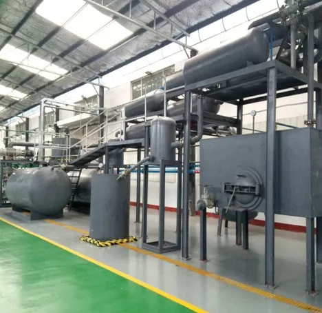 Yangjiang brand black oil refinery from waste oil to clean diesel