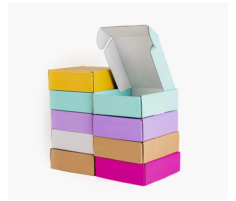 AOLA Wholesale Custom Logo Kraft Paper Aircraft Box Paper Boxes Package Corrugated Carton Kraft Boxes