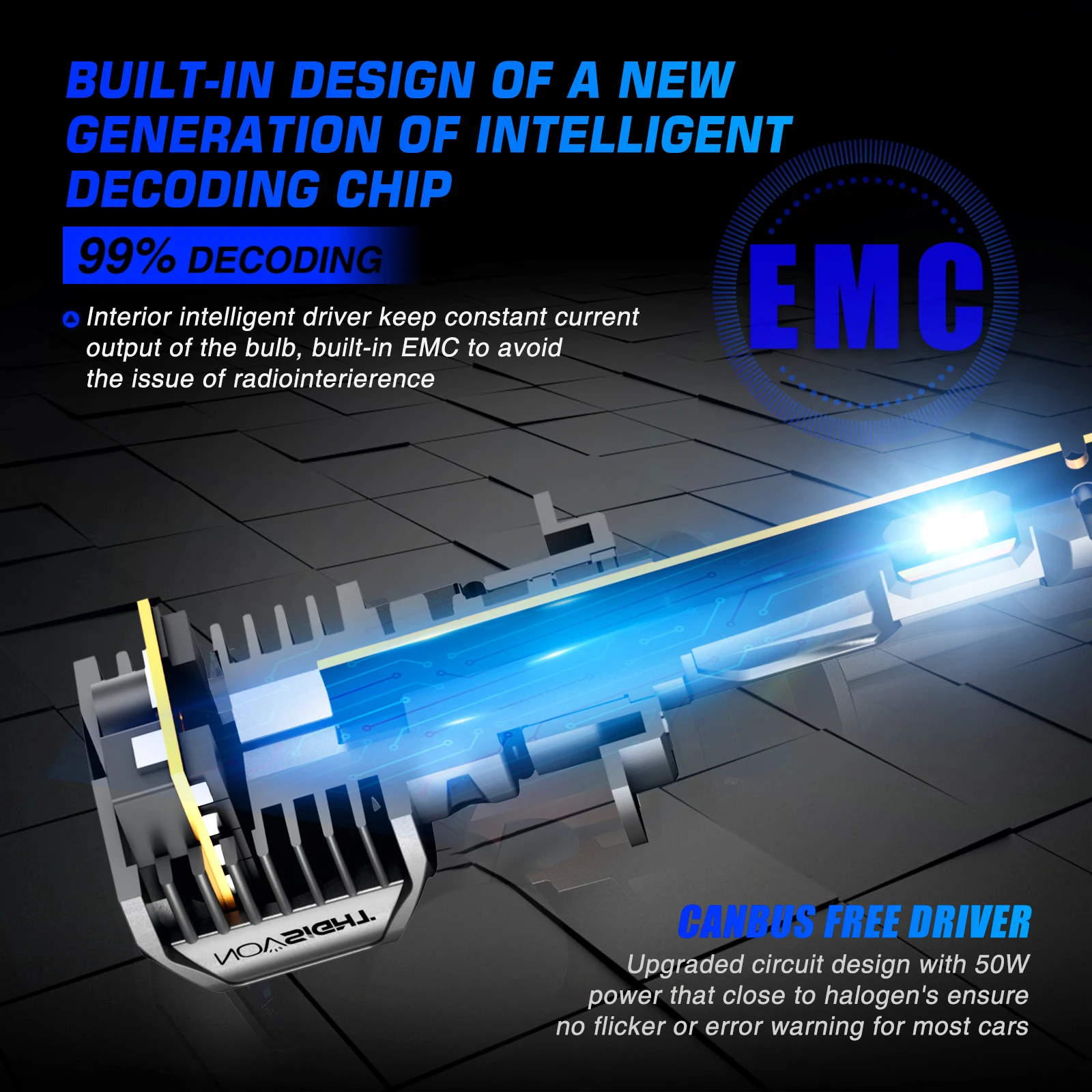 Hot Selling Super Bright 22000 Lm Led Headlight 100w Pro 9005 CSP Chip Led Headlight Bulb for Auto Lighting System