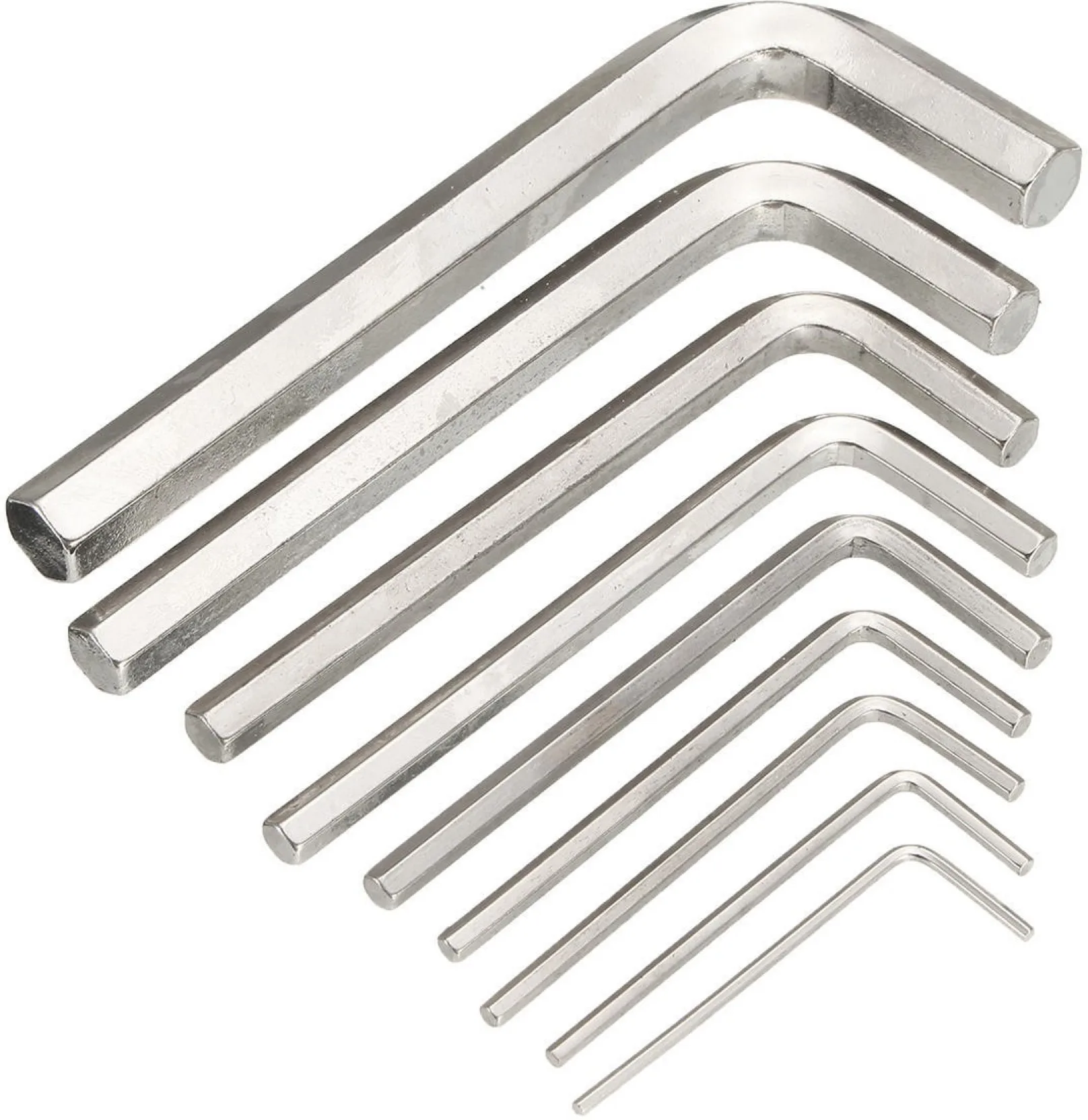 chrome-plated Hex Key Metric Sea Long Ball Point  trox head Allan Alan Allen hex key 1.5mm-32mm L-Keys Wrenches