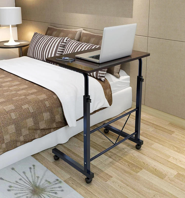 Простой дизайн складное кресло для отдыха складной регулируемый ноутбук регулируемый по высоте передвижной компьютерный стол для кровати