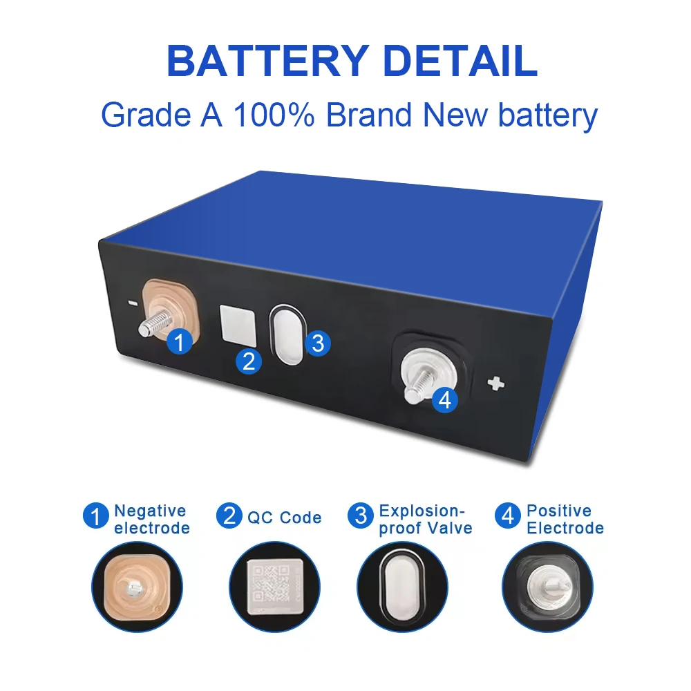 Sunwoda 6000 Cycles Lifepo 280 Ah Prismatic Batterie Lfp Cells 3.2v Lithium 100ah 200ah 230ah 280ah 310ah Lifepo4 Battery