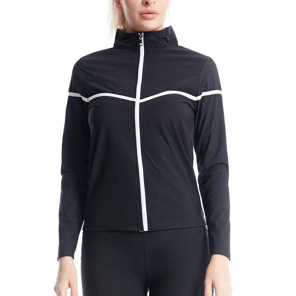 Fitness Women Polyester Silver Sauna Suit Sauna Suit Heat Accumulation Sweat Body Women Sauna Suit
