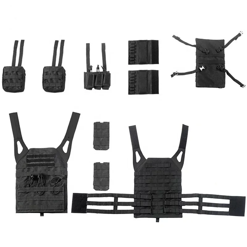 Bulletproof military and tactical vest with 2.5 L water bag