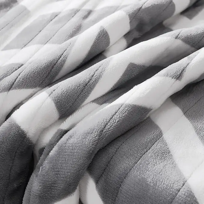 Electric Blanket Throw Heated Blanket with 5 Levels & 3 Hours Auto Off Fast Heating Blanket