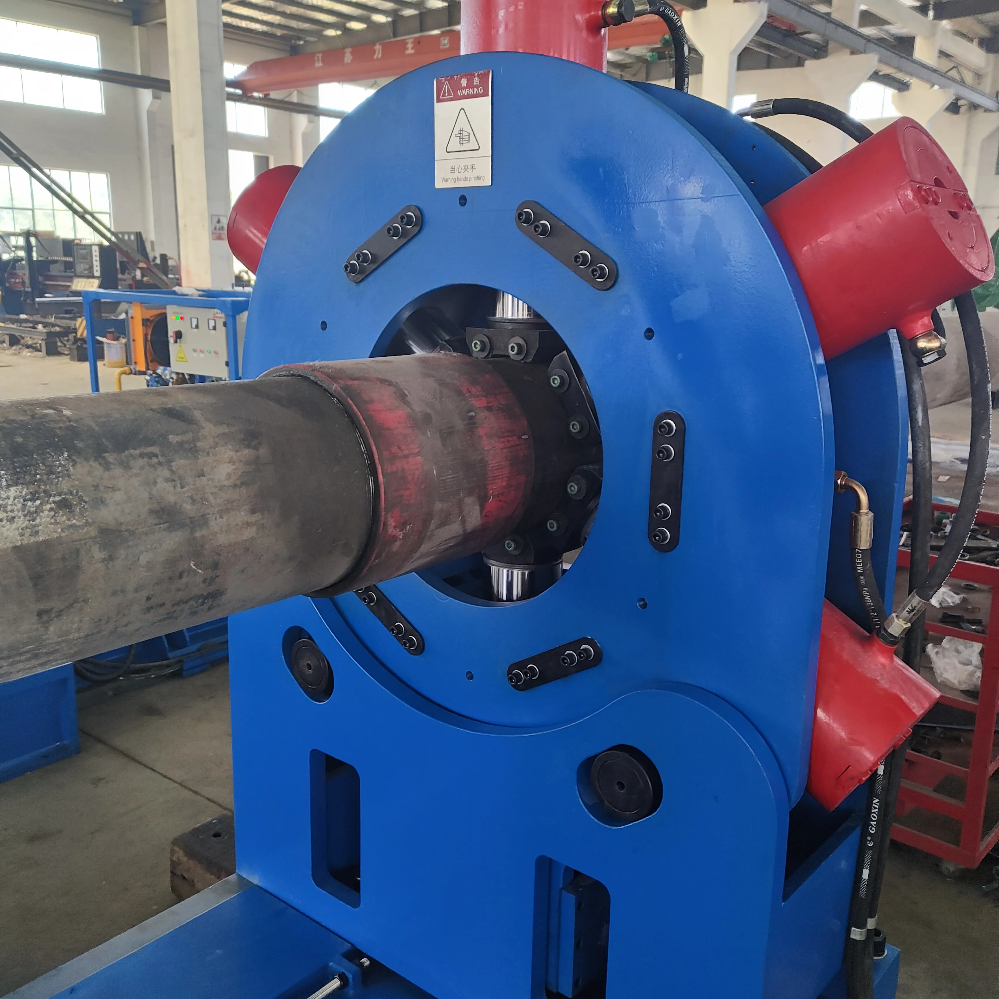 Fully Opening Hinged Headstock Hydraulic Make and Break Unit