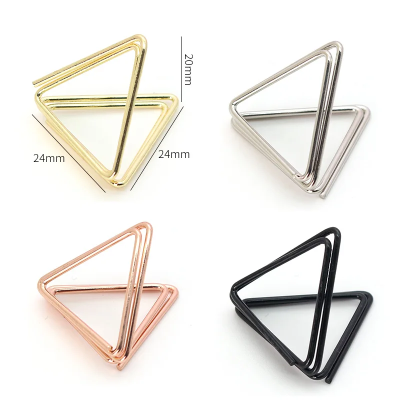 YS2010 Factory Supplied Wholesale Triangle Party Living Decoration Display Card Table Number Holders