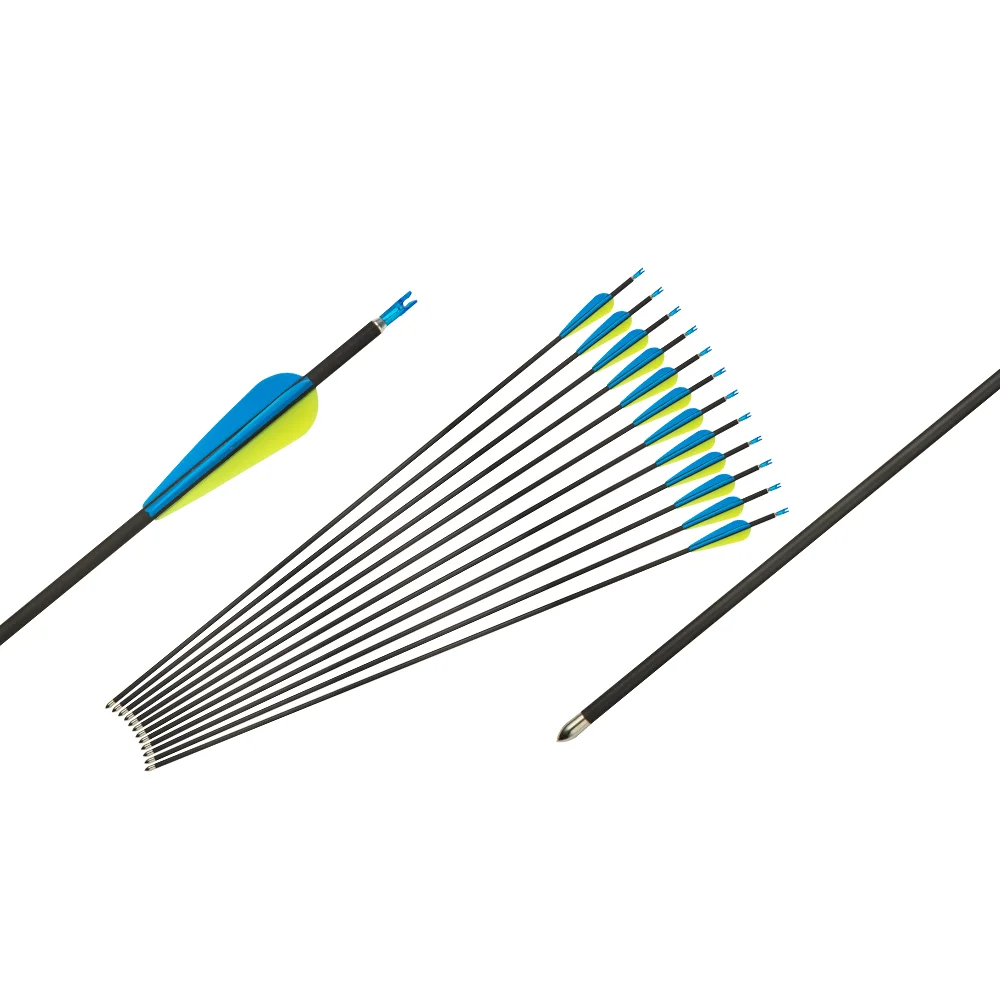 Factory Direct Sale 0.001 Straightness Arrow Shafts Label Print Recurve Bow Indoor Arrow for Competition