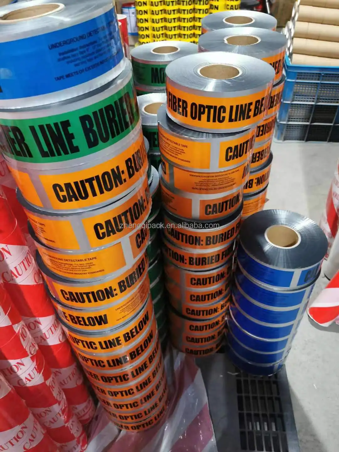 Underground Warning Tape Underground Detectable Detective Underground Warning Tape