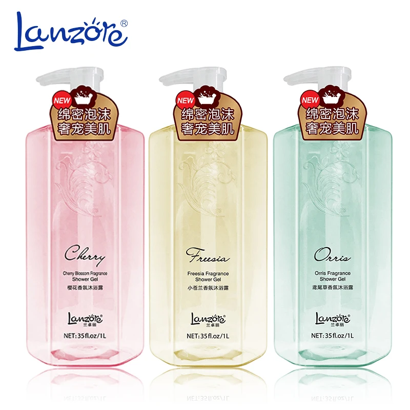 OEM ароматный гель для душа, гель для душа 105 мл/300 мл/520 мл/1 л/гель для душа, жидкость вишневого цветка/Радужки/фрезии