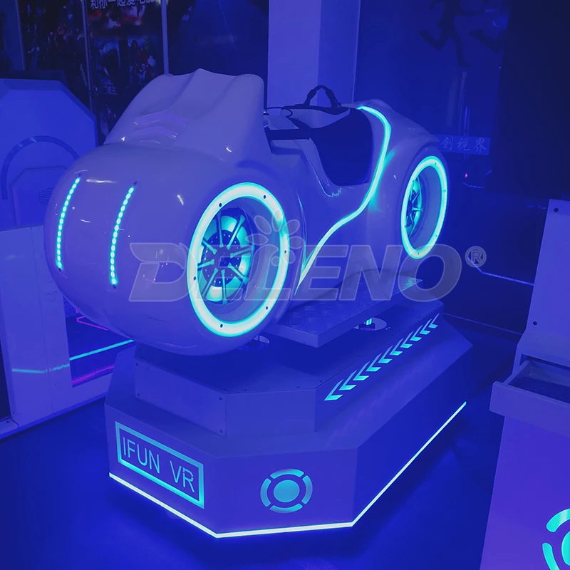 Commercial VR Motorbike & Car Racing Game Machine Exciting Adventure Plot Indoor/Outdoor School Public Daycare Adventure Park