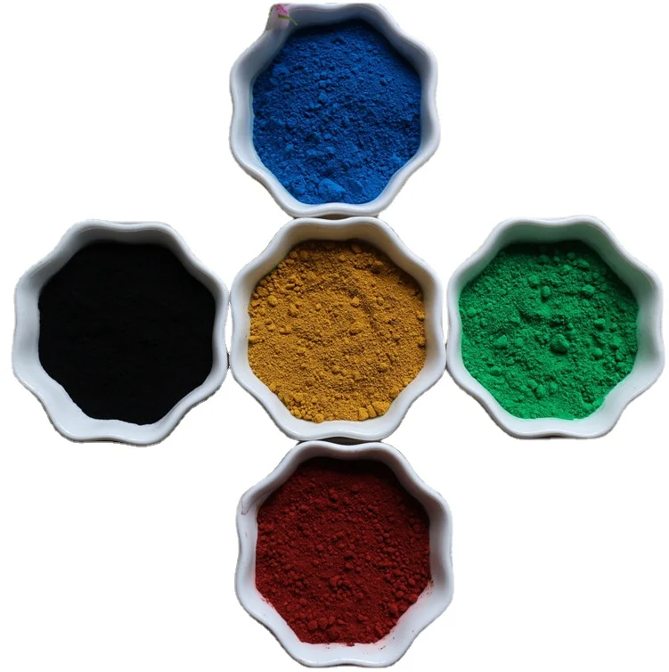 high covering iron oxide green used in  the manufacturer industry and construction industry floor coating