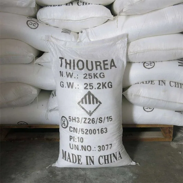 Manufacturer price 99%  CAS 62-56-6 Rubber Industry Vulcanization Accelerator Thiourea