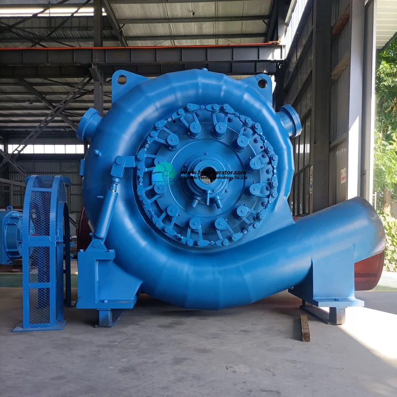 Horizontal Smart Automatic 50kw 55kw 100kW Small Hydro Francis Turbine For Hydro Power Plant