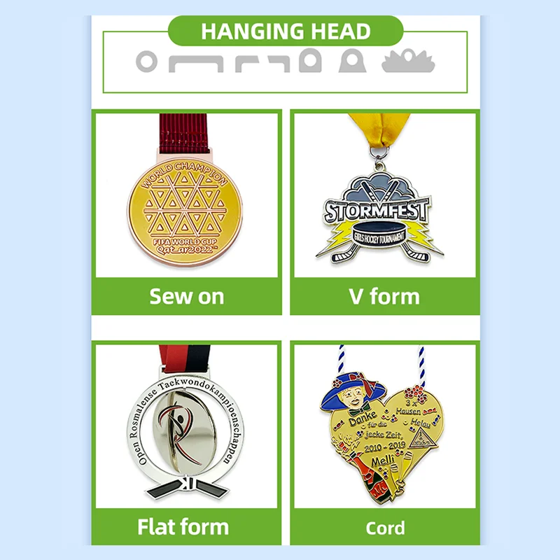 RENHUI Thermal Printer Stamping 2D Laserable Print Magnet Metal Crafts Custom Medals And Trophies Medals For Laser