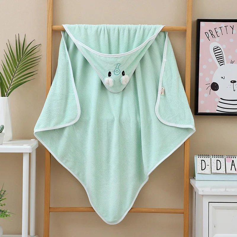 Premium Quality Customized New Style Soft and Fluffy Baby Hooded Organic Beach Towels Bath Towel sets