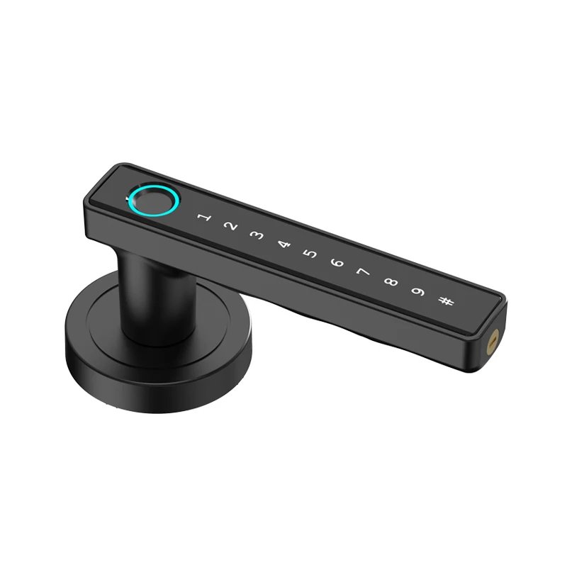 smart bedroom wifi electronic intelligent tuya waterproof keyless biometric security electric smart door lock