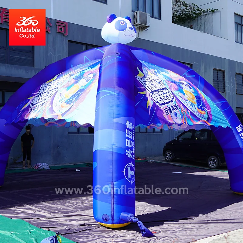 Custom Advertising 6X3  inflatable Canopy Spider Inflatable Tent Camping Outdoor Type Tent